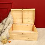 صندوقچه چوبی ساده سرهلالی ارزان