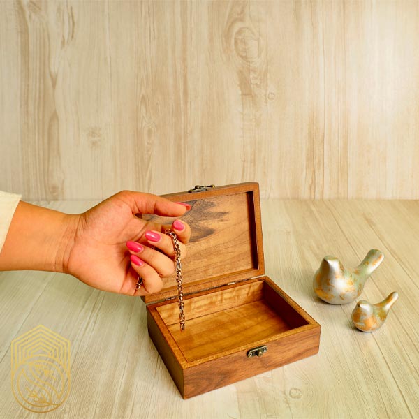 صندوقچه جواهرات چوبی